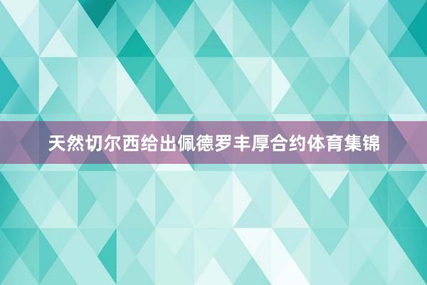 天然切尔西给出佩德罗丰厚合约体育集锦