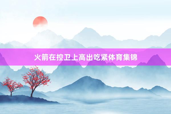 火箭在控卫上高出吃紧体育集锦