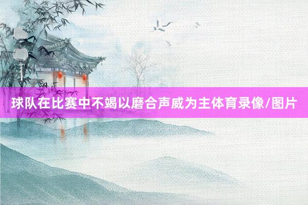 球队在比赛中不竭以磨合声威为主体育录像/图片